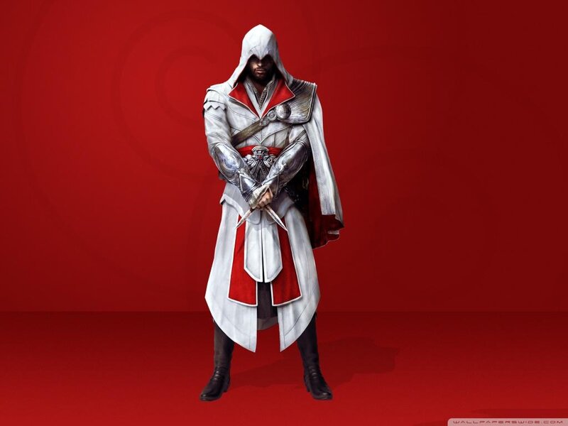 Assassin in White Robe — Red, Dramatic