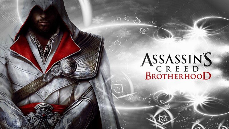 Assassin in White Robes — Dramatic, Digital Art, Hooded Cloak, Swords