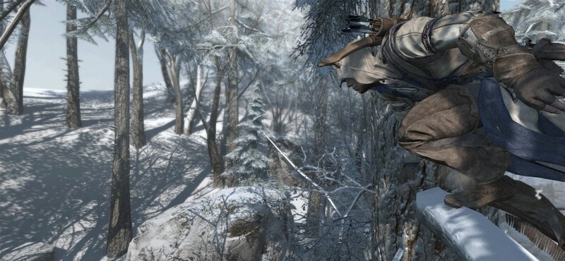 Assassin in Winter Forest — White