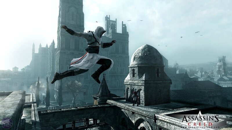 Assassin Leaping Between Rooftops