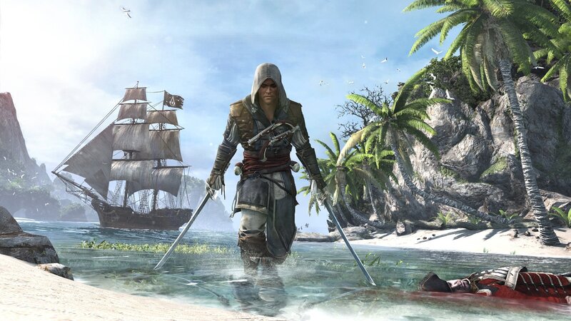 Assassin on a Beach — Blue, Dramatic
