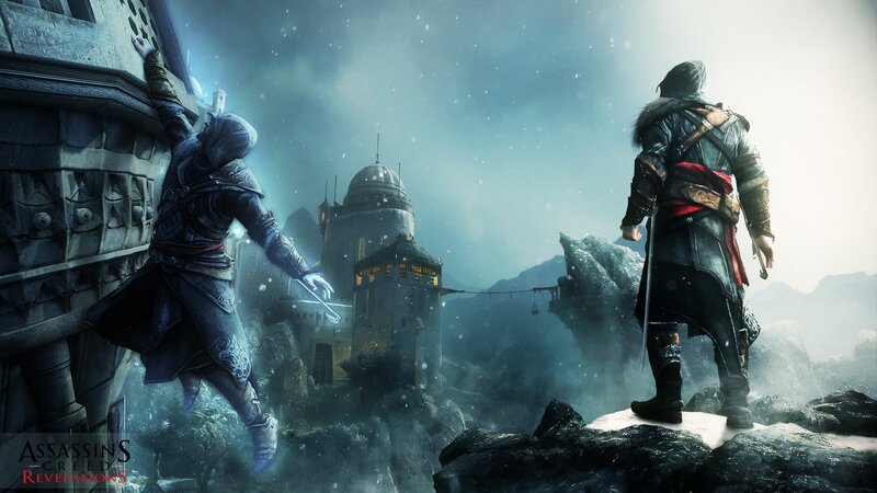 Assassin on a Cliff — Gray, Dramatic