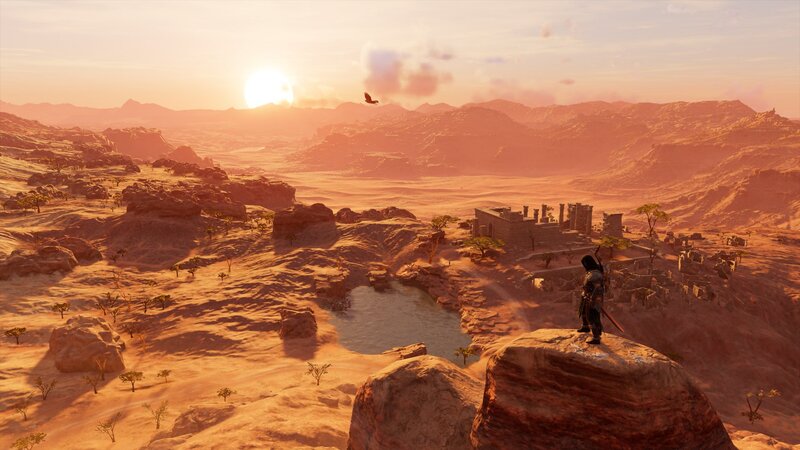 Assassin on a Rock — Orange