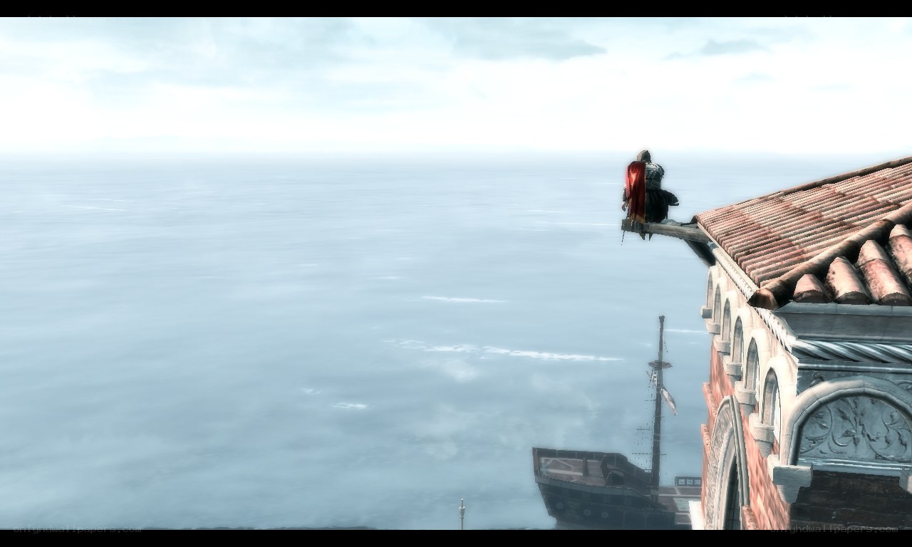 assassin on a rooftop