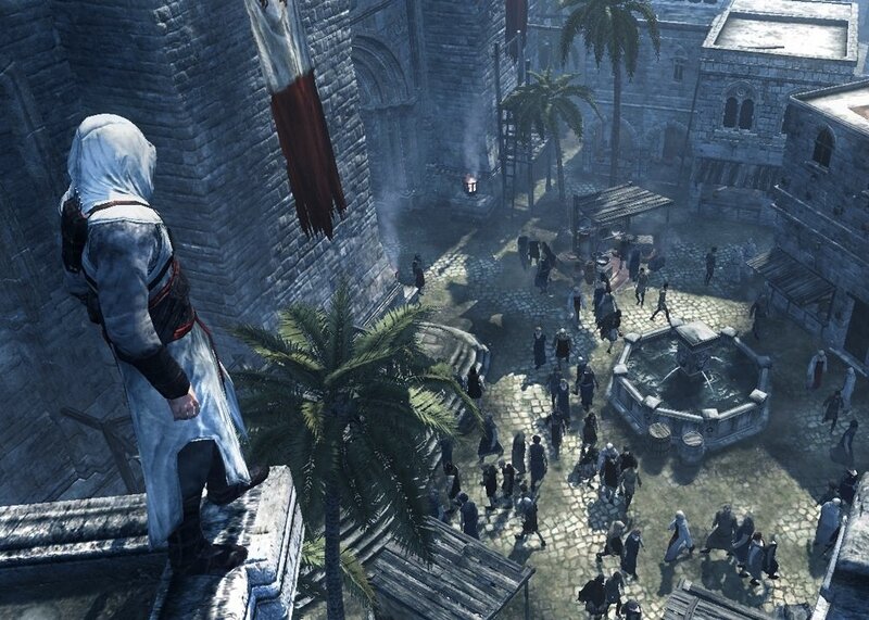 Assassin on a Rooftop — Gray, Dramatic, Afternoon