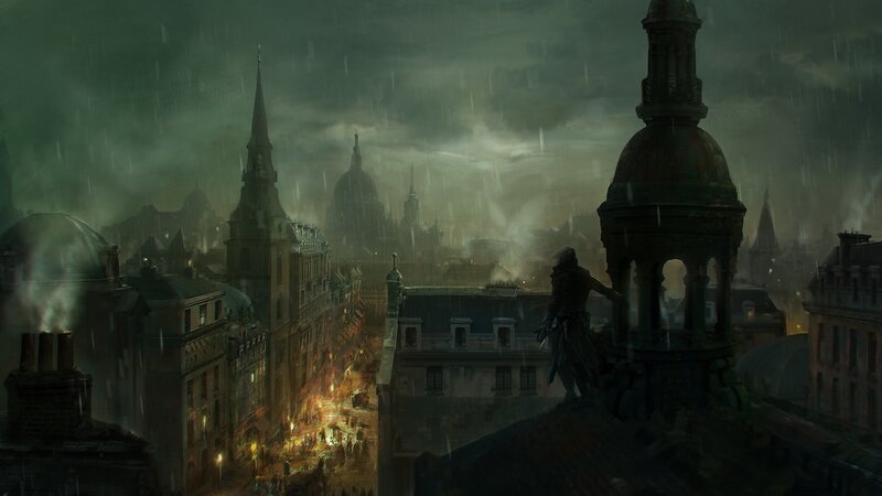 Assassin on a Rooftop — Green