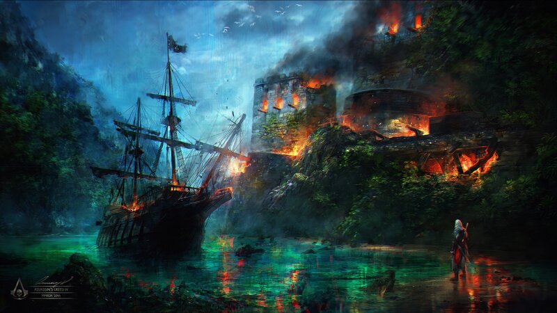 Assassin on a Shore — Blue