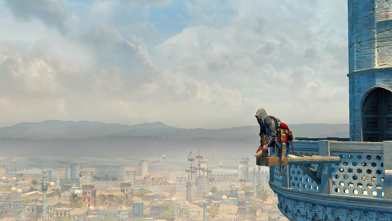 Assassin on a Tower — Blue