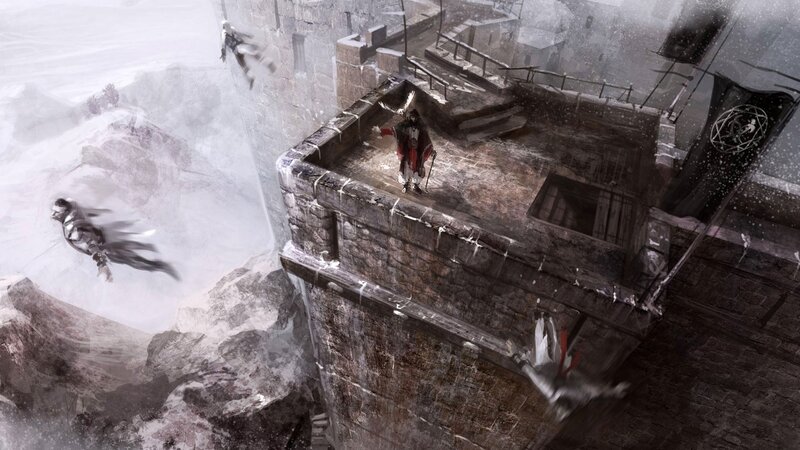 Assassin on a Tower — Gray, Dramatic