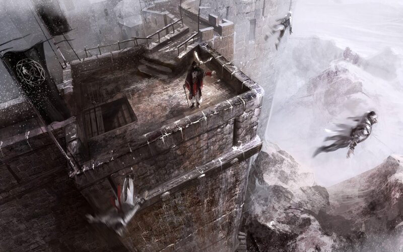 Assassin on a Tower — Gray
