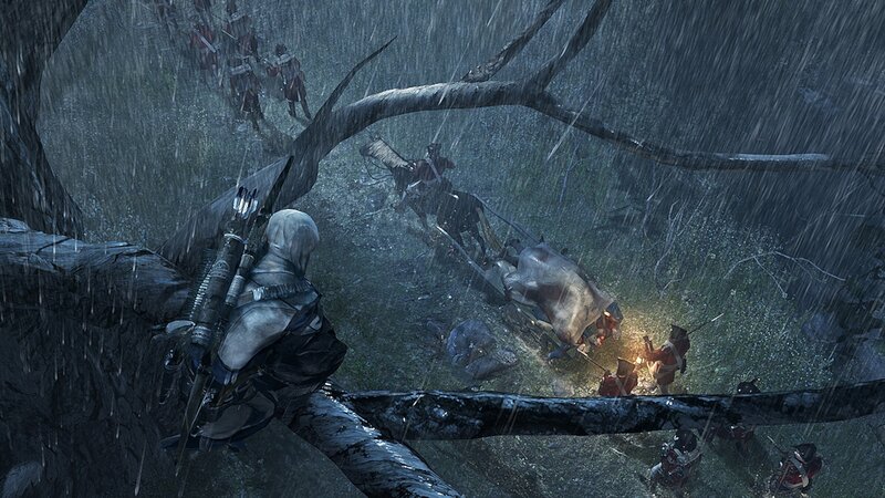 Assassin on a Tree Branch