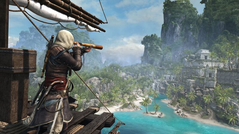 Assassin on Ship Deck — Blue