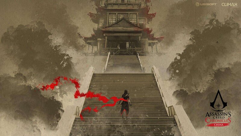 Assassin on Stairs