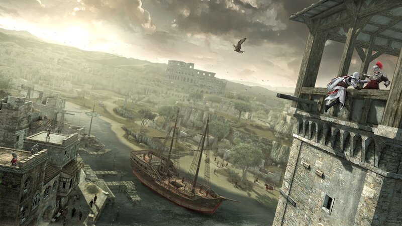 Assassin on Tower — Gray