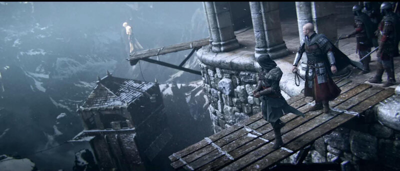 Assassin on Wooden Bridge