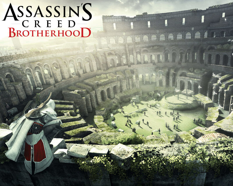 Assassin Overlooking Colosseum