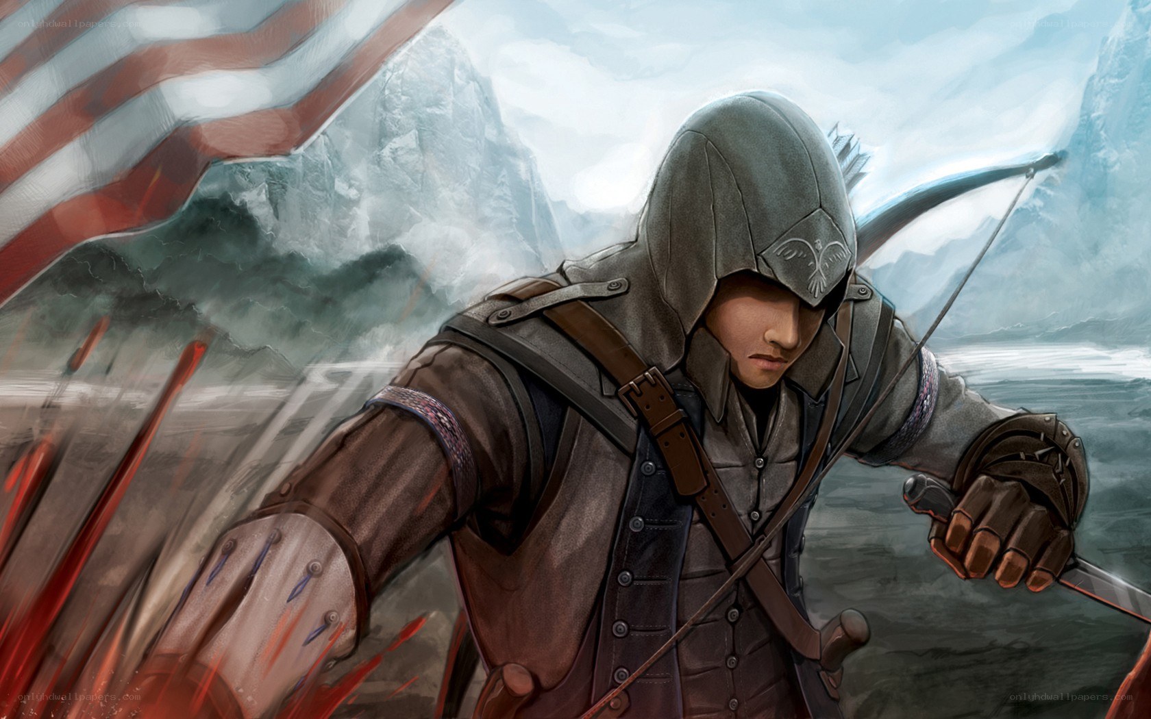 Assassin's Creed archer in mountains