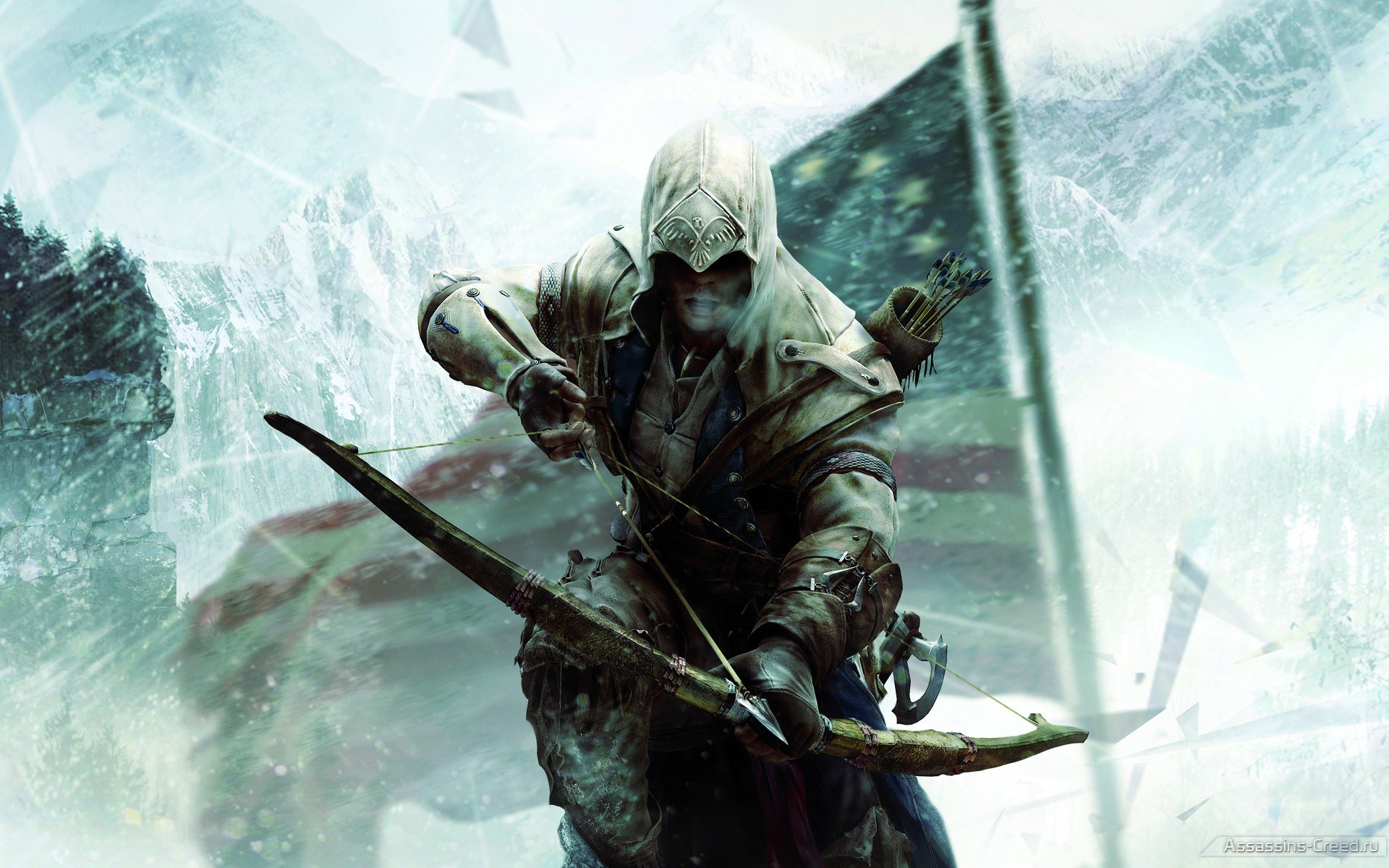 Assassin's Creed archer in snow