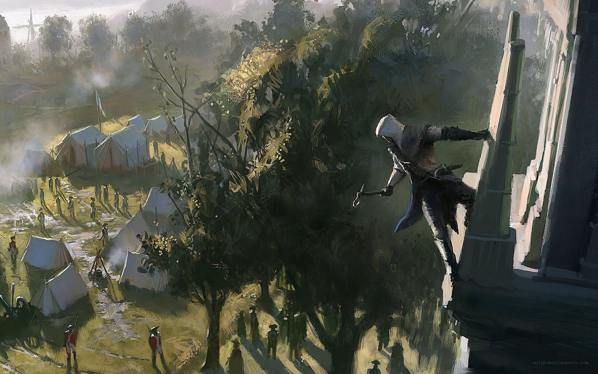Assassin's Creed camp infiltration