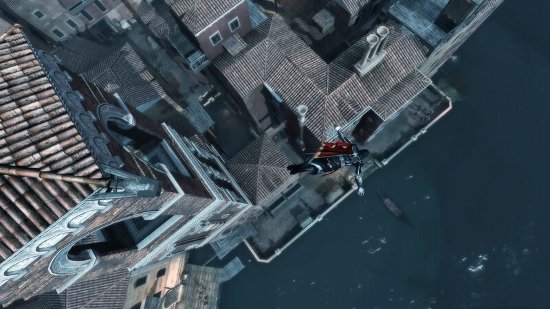 assassin's creed character falling