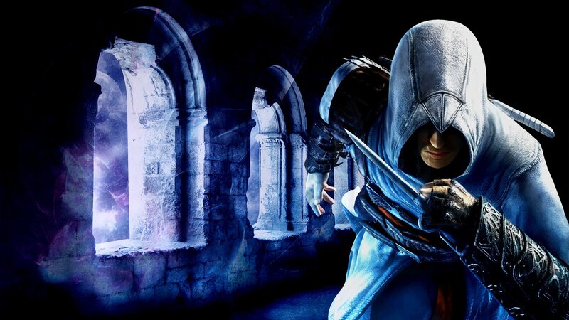 Assassin's Creed character in a crypt
