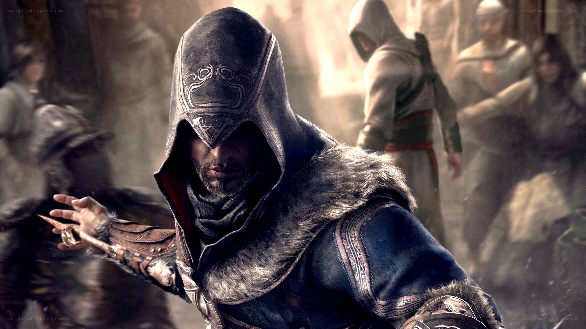 Assassin's Creed character in action