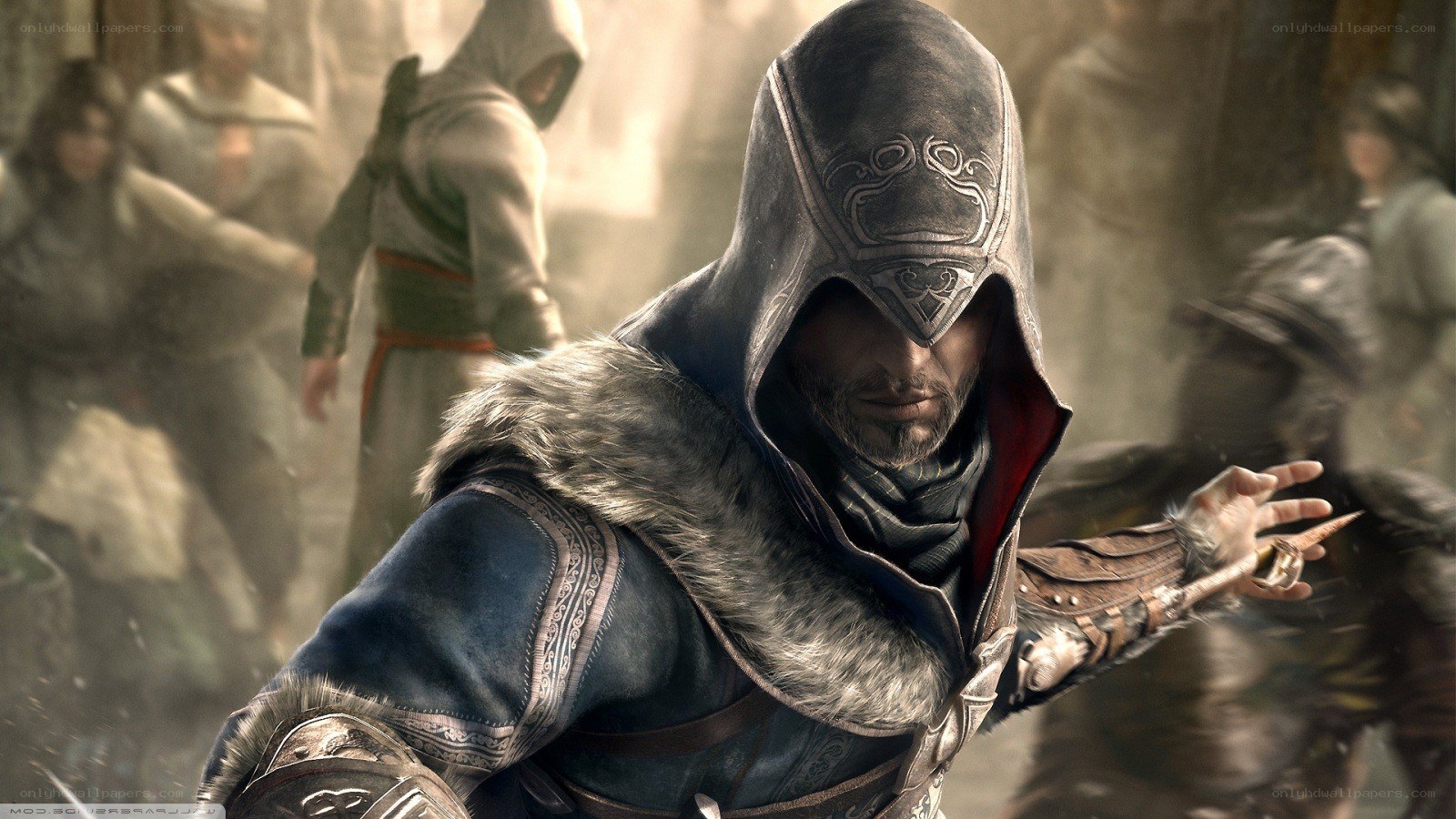 Assassin's Creed character in action