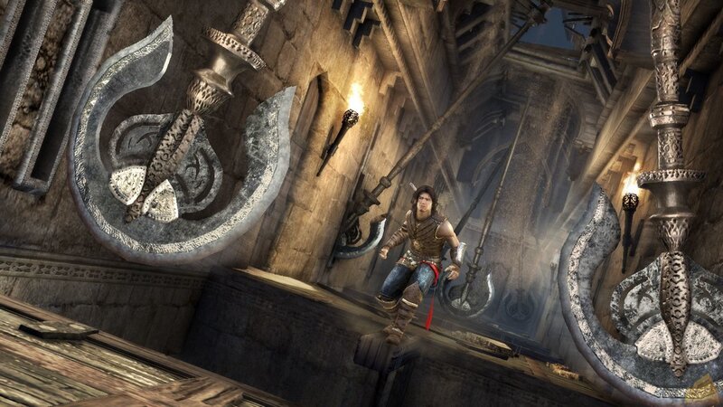 Assassin's Creed character in ancient temple