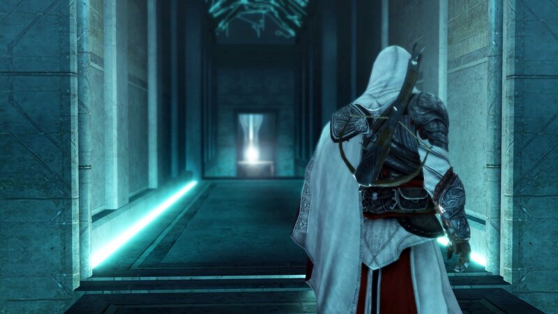 Assassin's Creed character in corridor