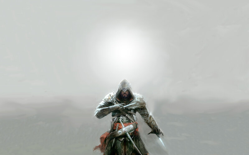 Assassin's Creed character in fog