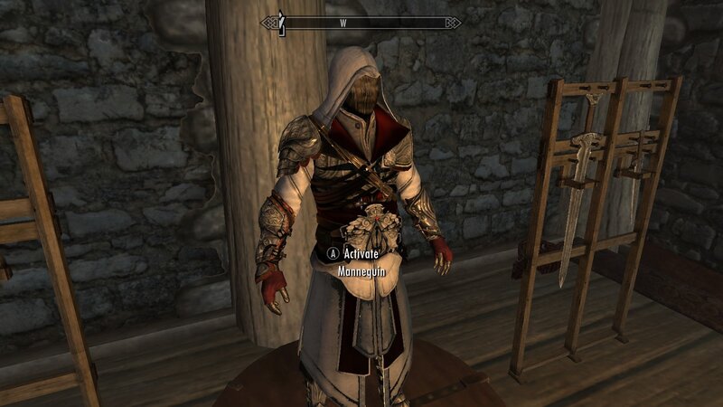 Assassin's Creed character in Skyrim