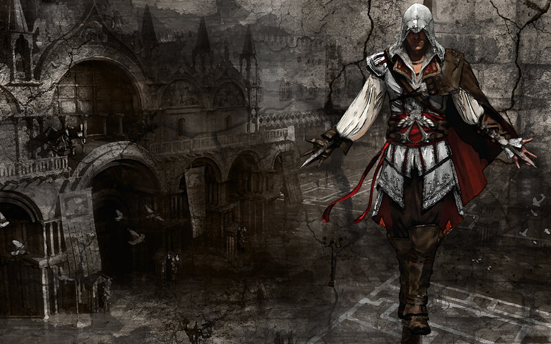 Assassin's Creed character in Venice