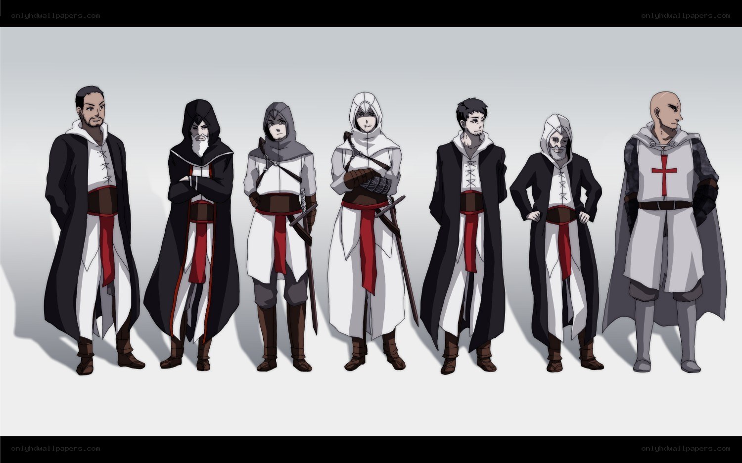 Assassin's Creed character lineup