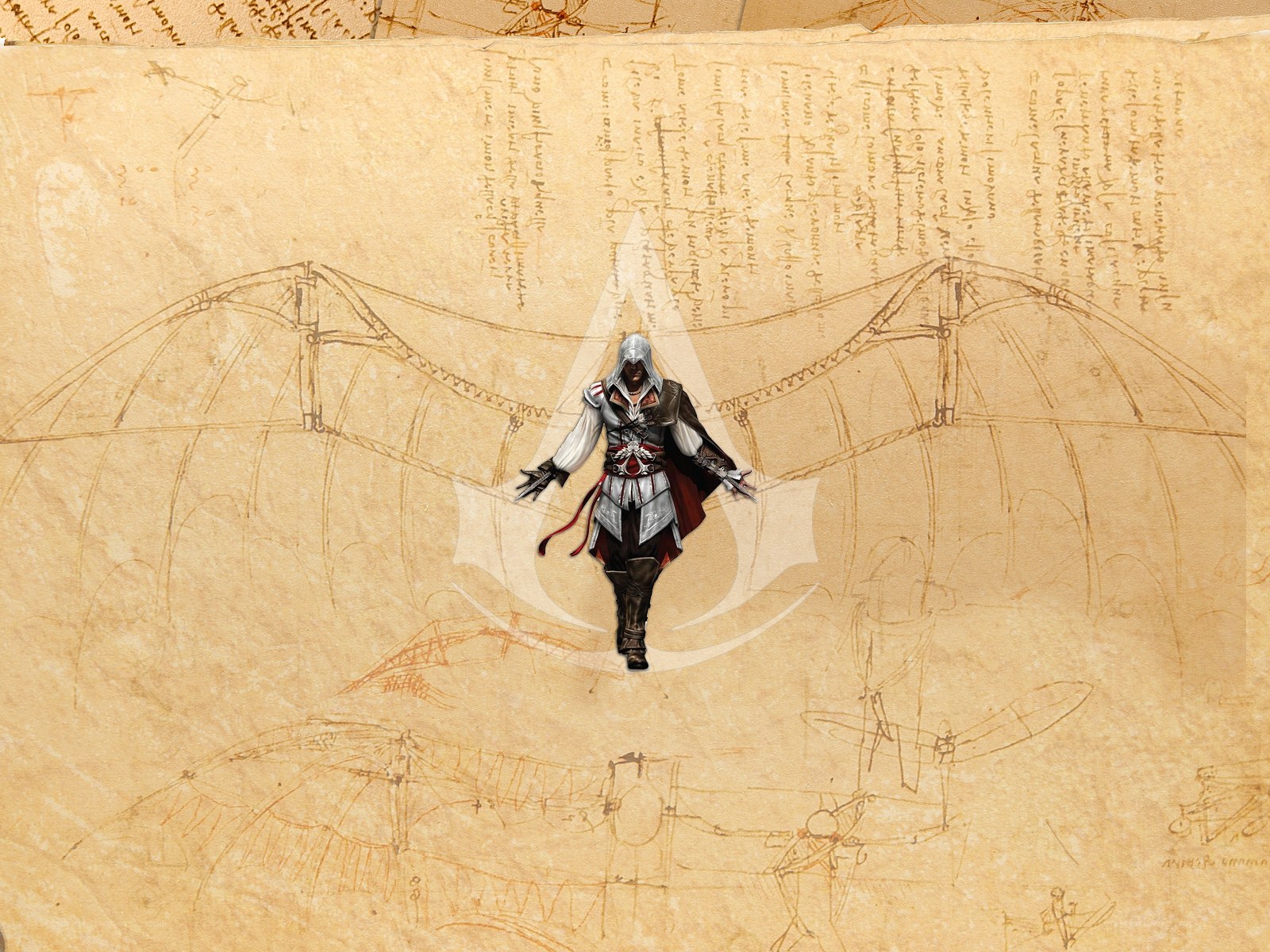 Assassin's Creed character on blueprint