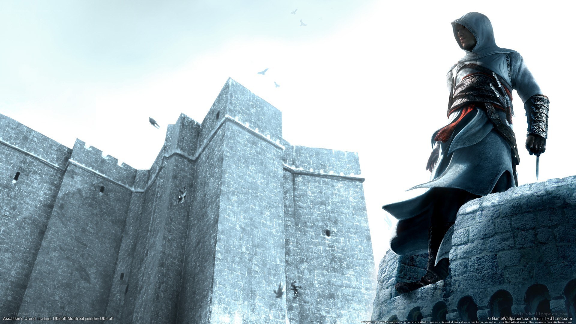 Assassin's Creed character on castle