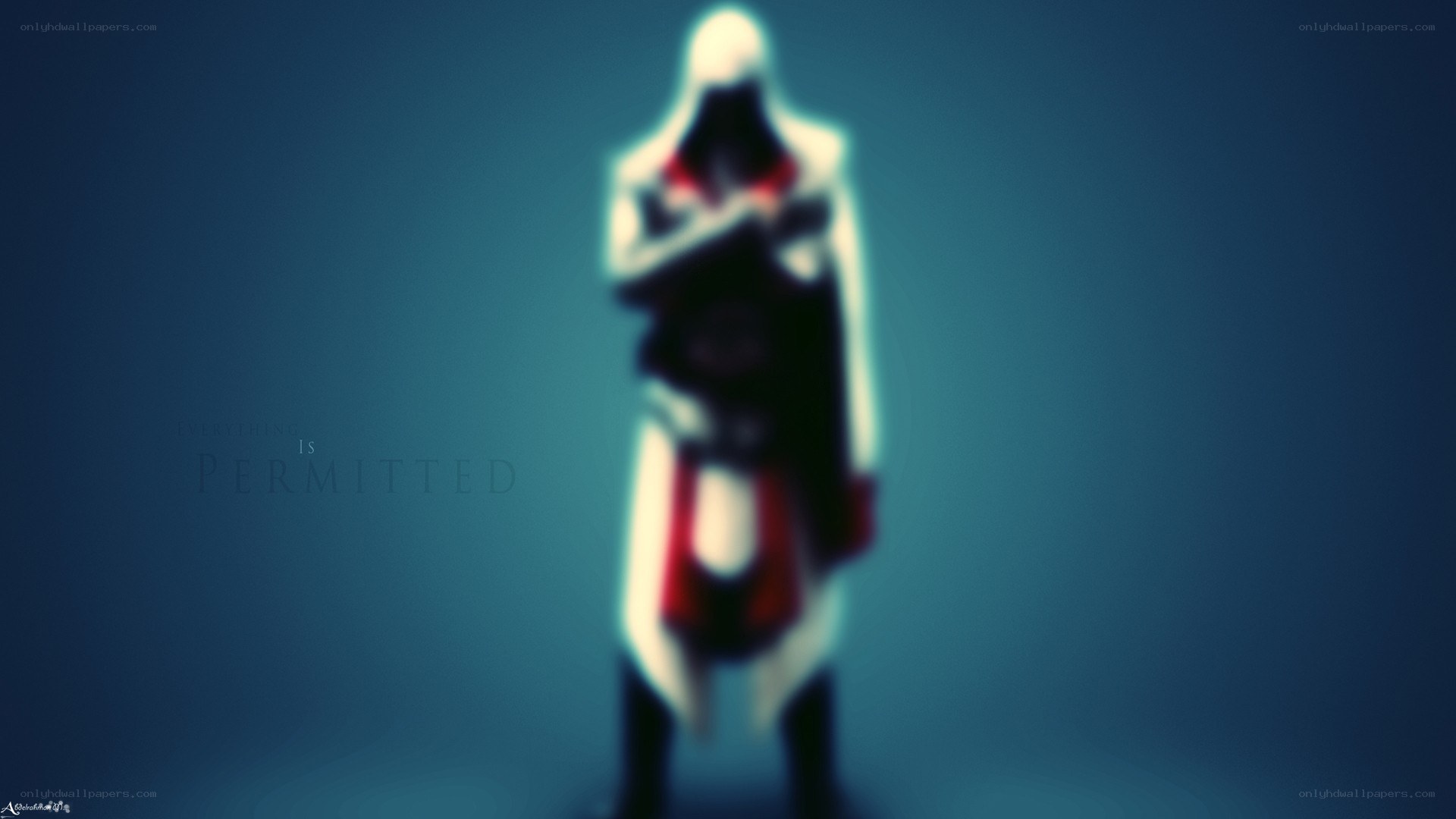 Assassin's Creed character silhouette