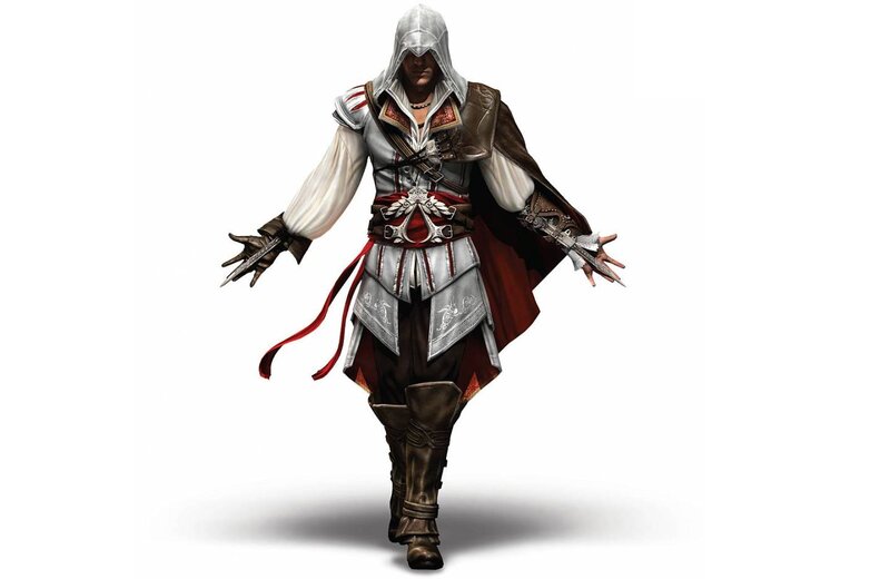 Assassin's Creed Character — White, Dramatic, 3d Render
