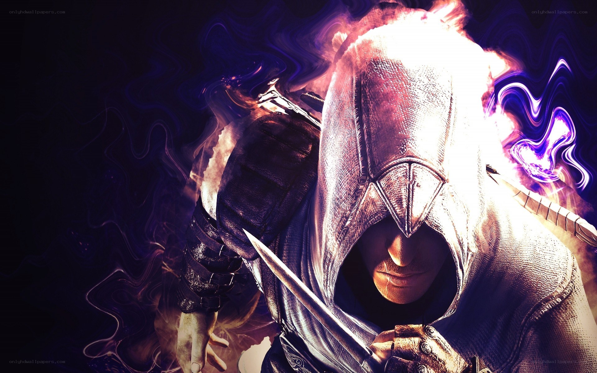 Assassin's Creed character with blade