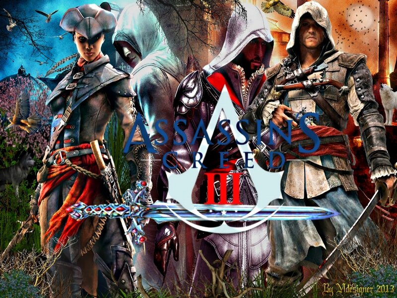 Assassin's Creed Characters — Blue, Dramatic