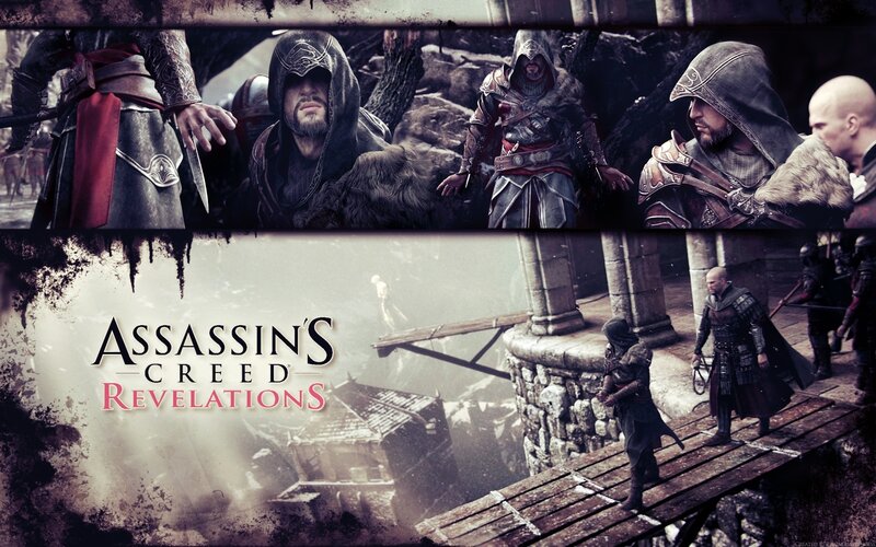 Assassin's Creed Characters — Brown, Dramatic, Digital Art