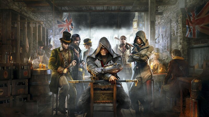 Assassin's Creed Characters — Brown, Dramatic, Night