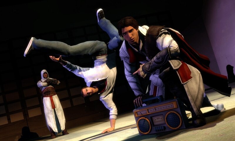 Assassin's Creed characters dancing