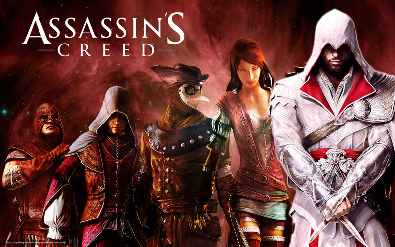 Assassin's Creed Characters — Red, Dramatic