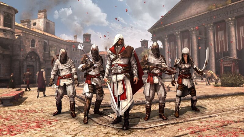Assassin's Creed Characters — White, Dramatic, Afternoon, 3d Render