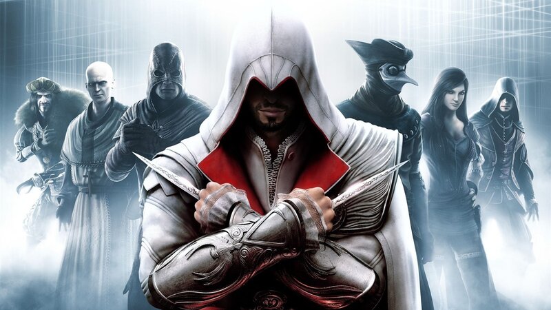 Assassin's Creed Characters — White, Dramatic, Digital Art, Hooded Cloak