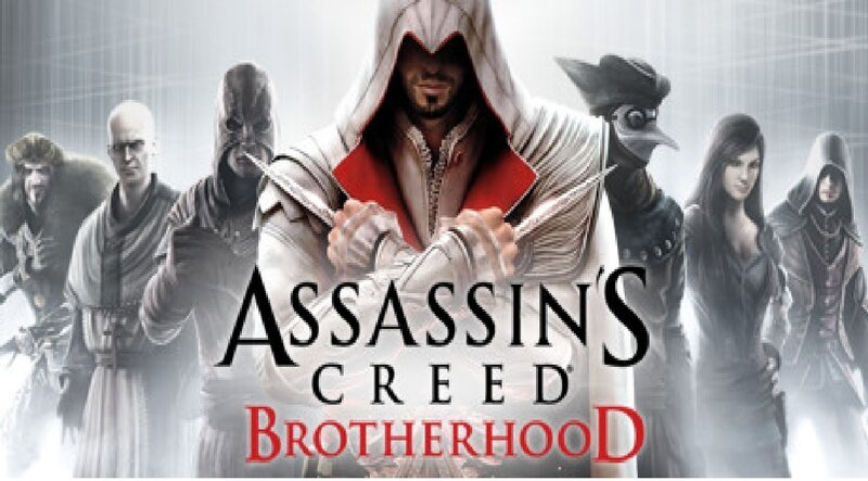 Assassin's Creed Characters — White, Dramatic, Digital Art, Hooded Figures