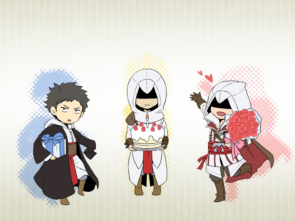 Assassin's Creed chibi characters
