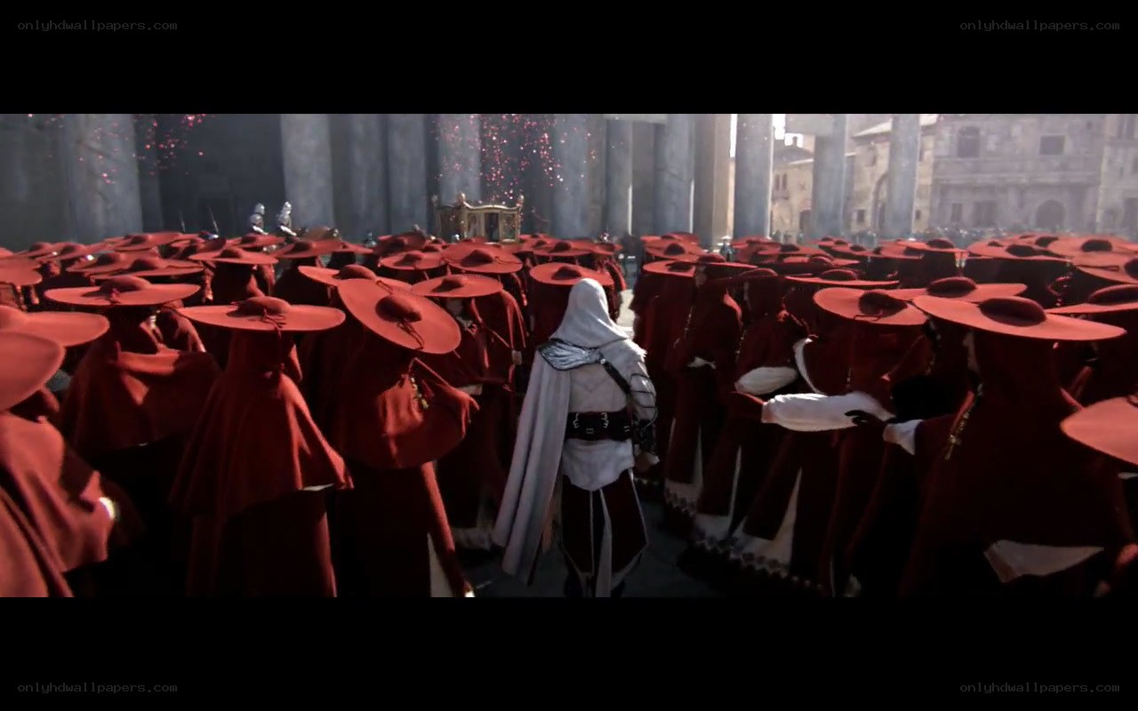 Assassin's Creed crowd scene