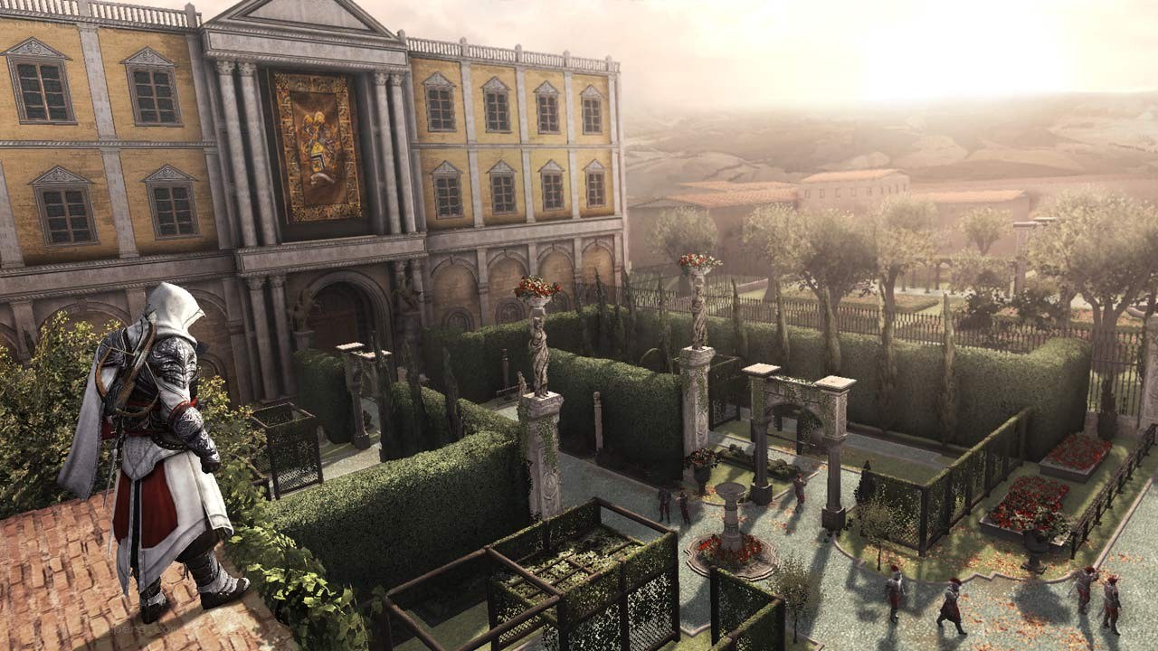 Assassin's Creed garden view