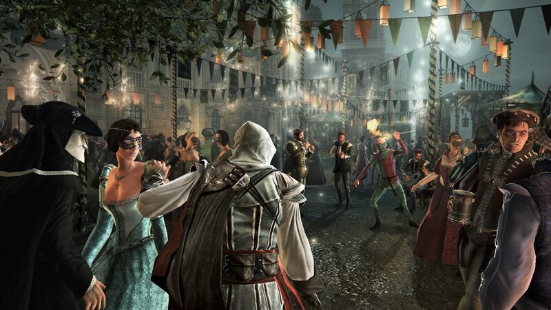 Assassin's Creed II festival scene